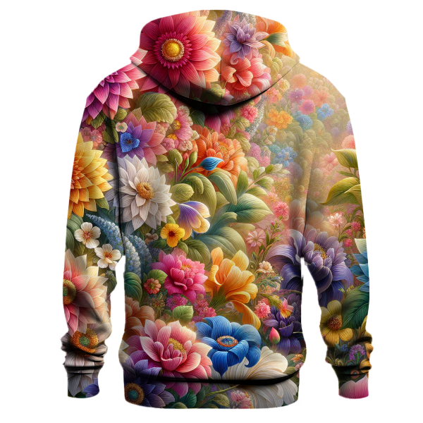Enchanting Floral Garden Hoodie