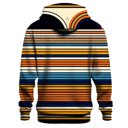 Retro Striped Sensation Hoodie