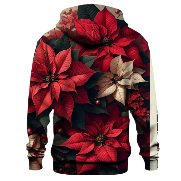 Joyful Poinsettia Posy Hoodie