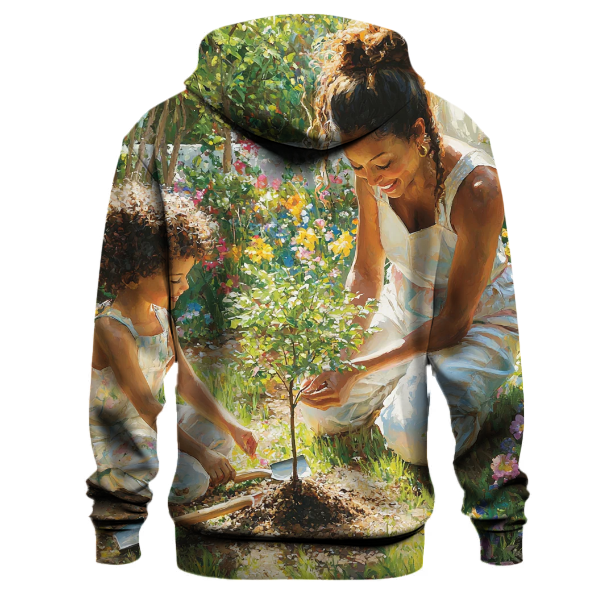 Nature's Gifts Planting a Tree of Love Together Hoodie