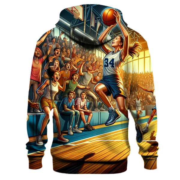 Basketball Hustle Design Hoodie