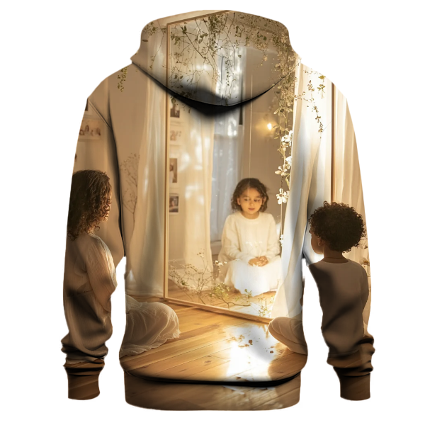 The Hearts Mirror A Mothers Reflection of Love Hoodie