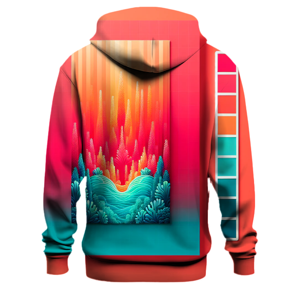 Glimmering Coral Reef Hoodie