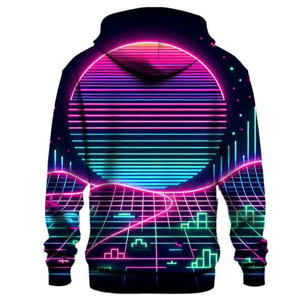 Neon Digital Dreams Hoodie