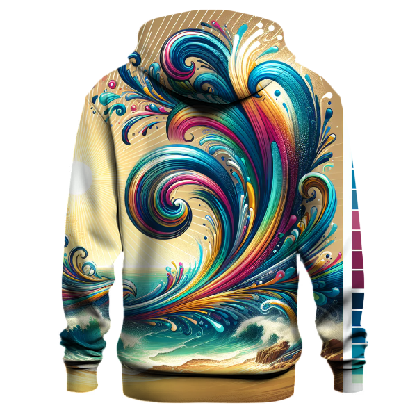 Colorful Waves Hoodie