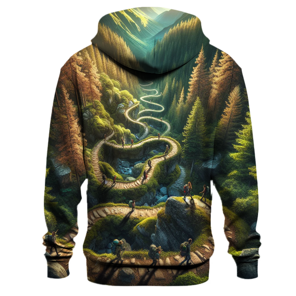 Adventurous Hiking Spirit Hoodie