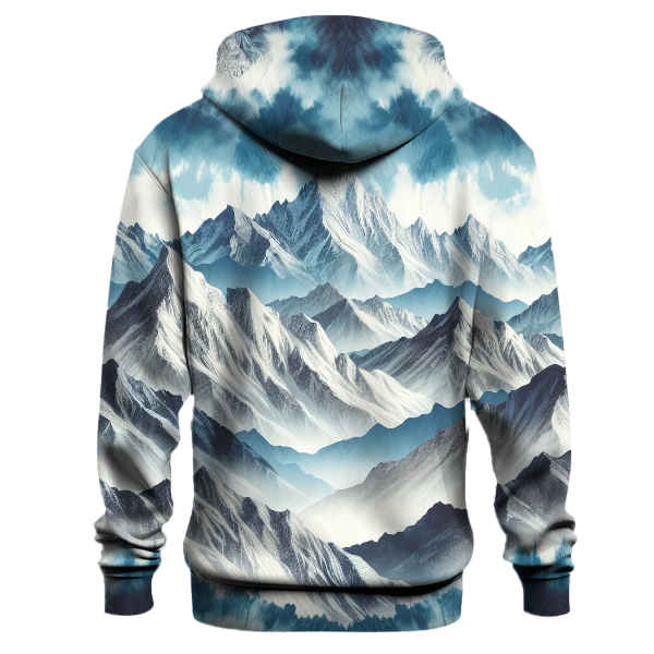 Frosty Peaks Tie-dye Hoodie