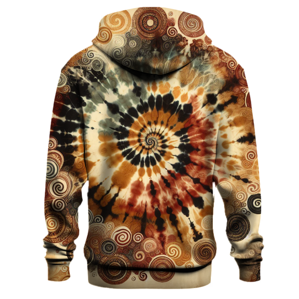 Vintage Retro Tie-Dye Design Hoodie