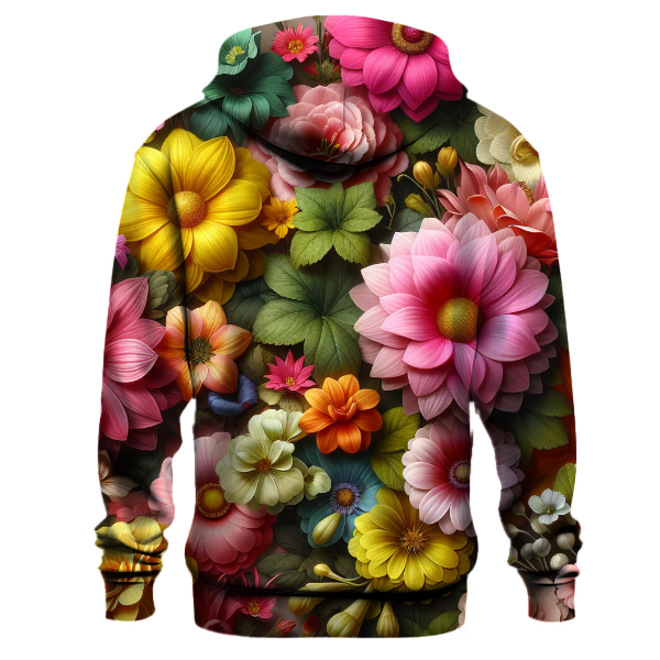Colorful Summer Blooms Hoodie