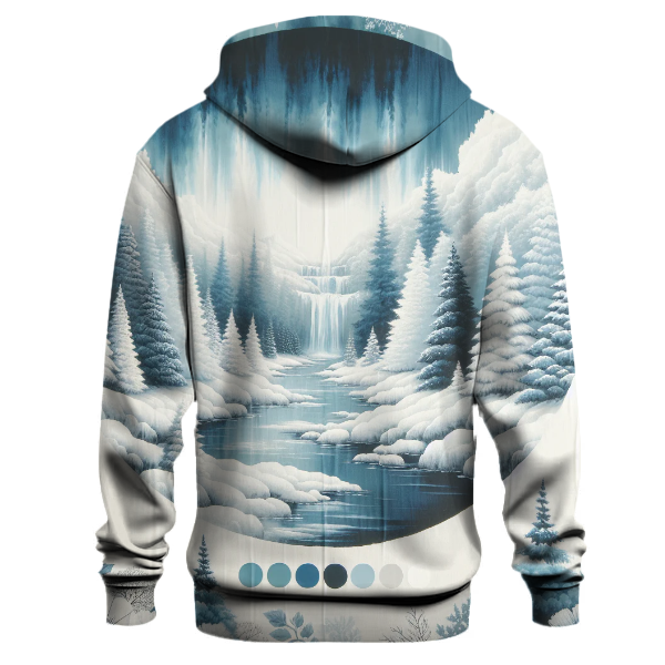 Frosted Winter Forest Hoodie
