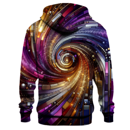 Disco Nights Sparkle Design Hoodie