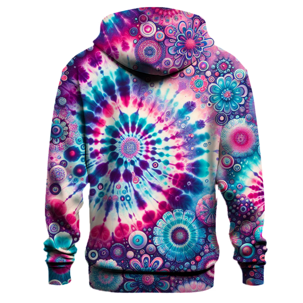 Flower Power Tie-Dye Hoodie