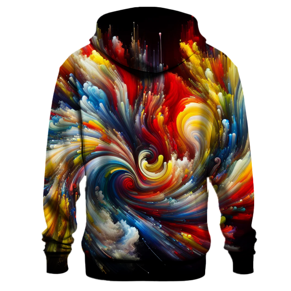 Artistic Color Splash Hoodie