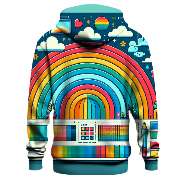 Rainbow Sunshine Vibes Hoodie