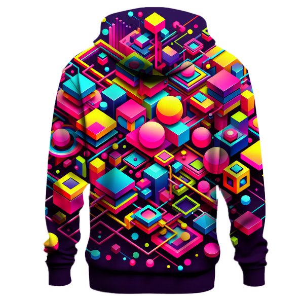Neon Vibe Explosion Hoodie
