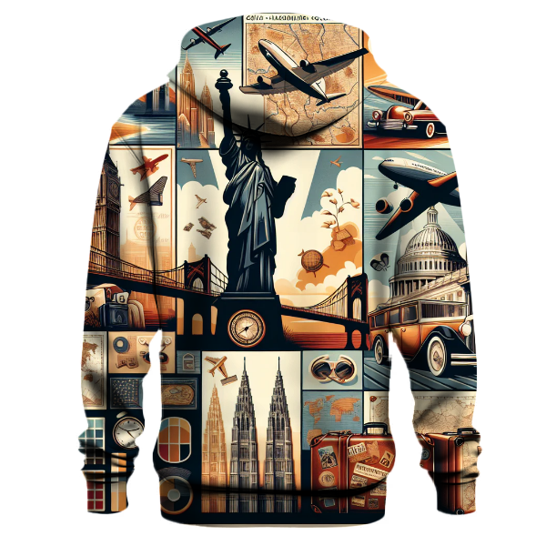 Retro Travel Poster Hoodie