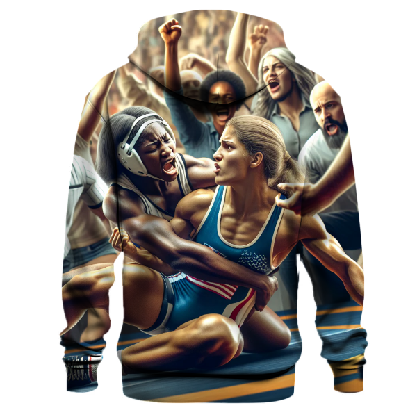 Strength in Wrestling Hoodie