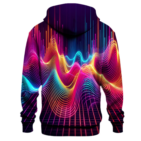 Electric Pulse Lines Hoodie