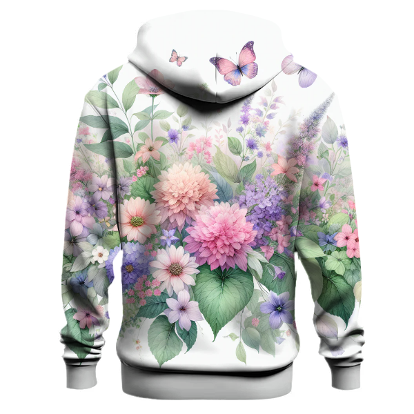 Peaceful Watercolor Garden Hoodie