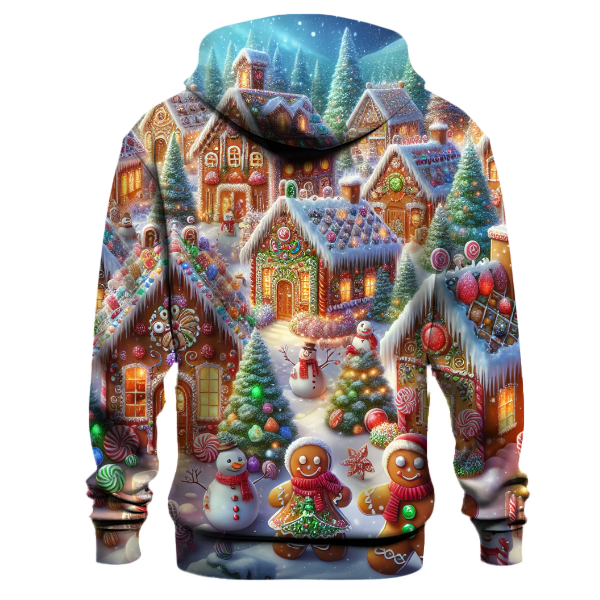 Joyful Gingerbread Village Hoodie