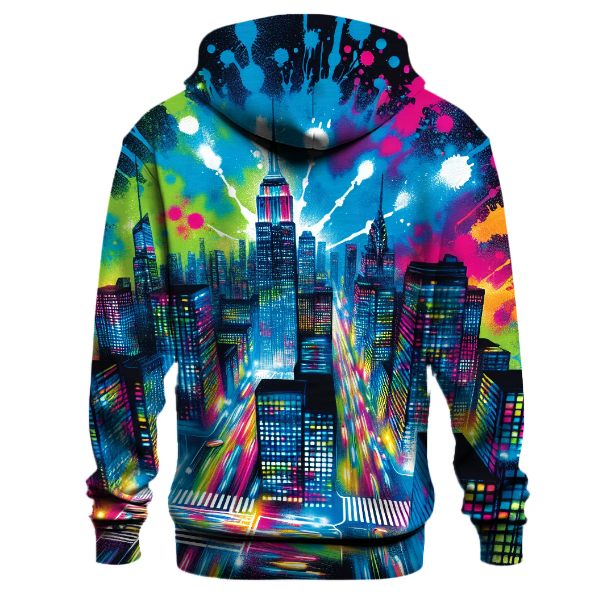 Electric Cityscape Vibe Hoodie