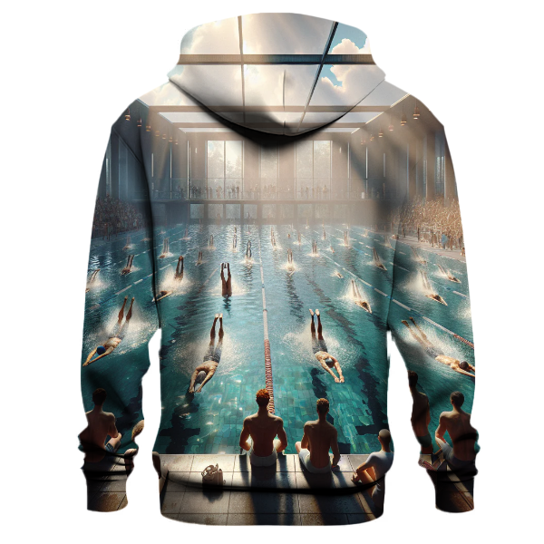 Swimming - Aquatic Elegance Hoodie