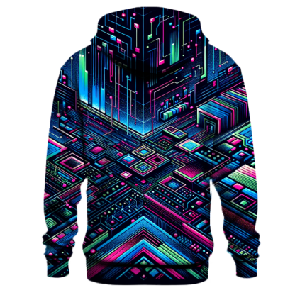 Retro Computer Circuitry Hoodie