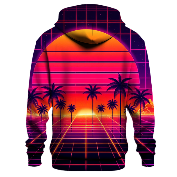 Synthwave Sunset Escape Hoodie