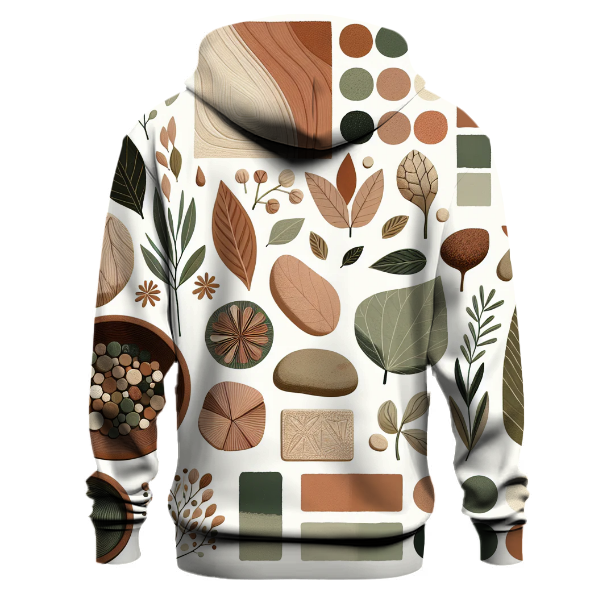 Earthy Tones and Patterns Hoodie