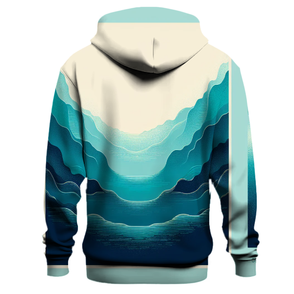 Oceanic Waves Fade Hoodie