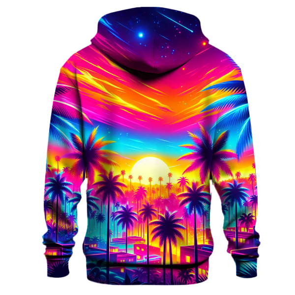 Neon Paradise Dreams Hoodie