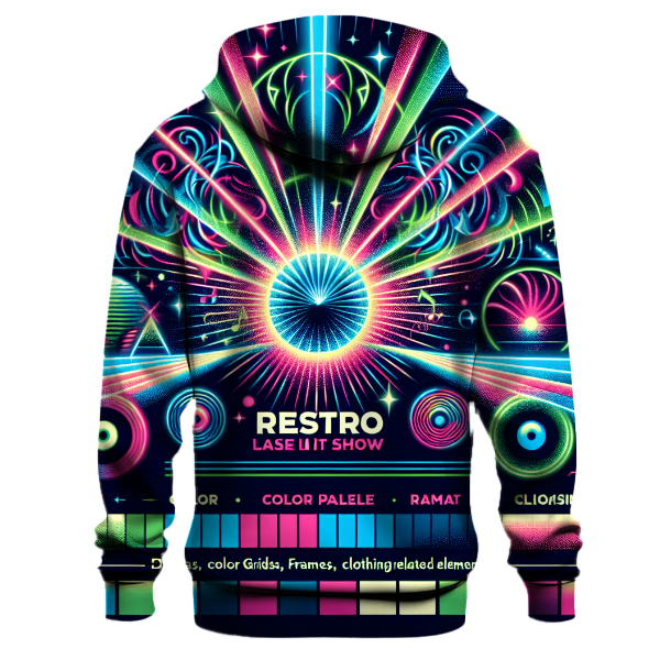 Retro Laser Light Show Hoodie