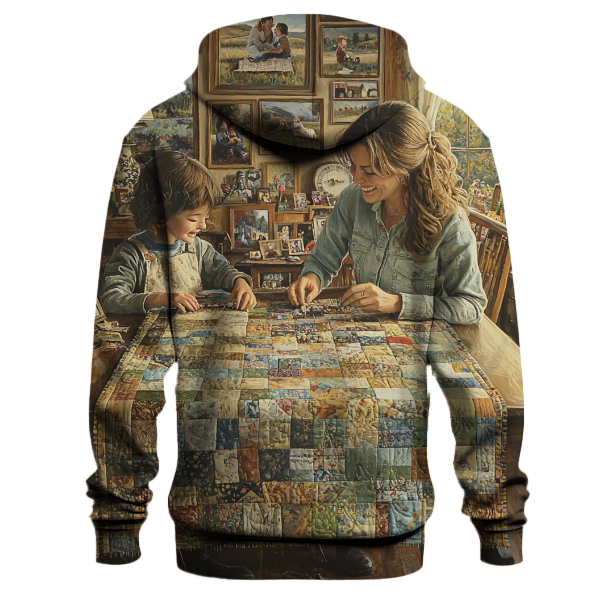 The Weaving of Time A Mothers Cherished Memories Hoodie
