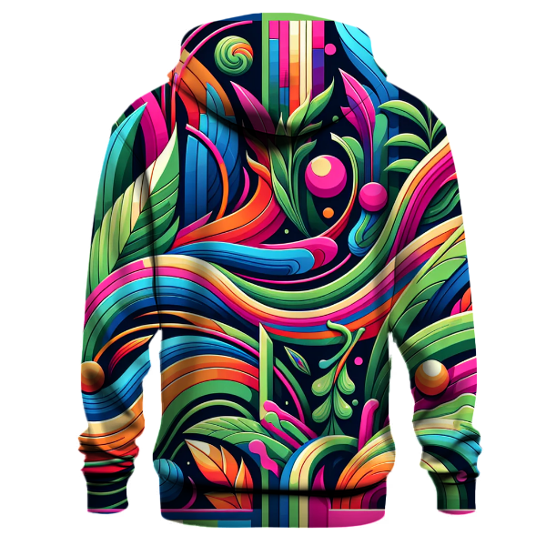 Electro Jungle Patterns Hoodie