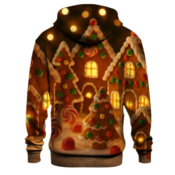 Glowing Gingerbread Village Hoodie
