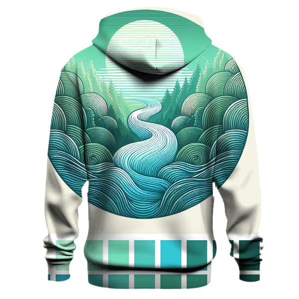Mystical River Gradient Hoodie