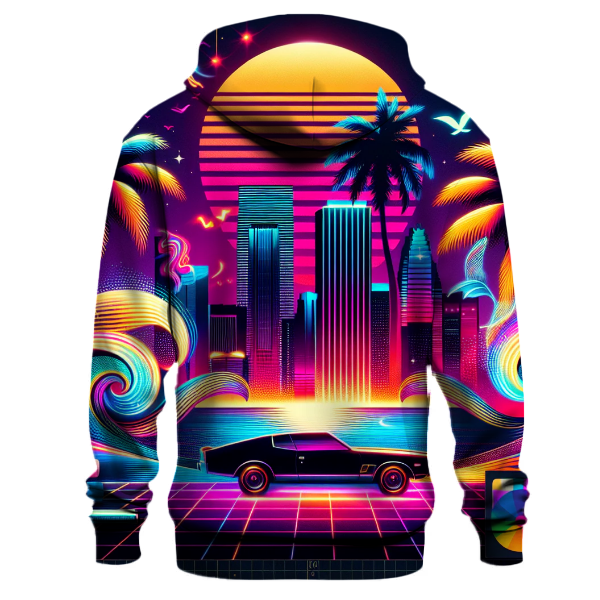 Neon Miami Glow Hoodie