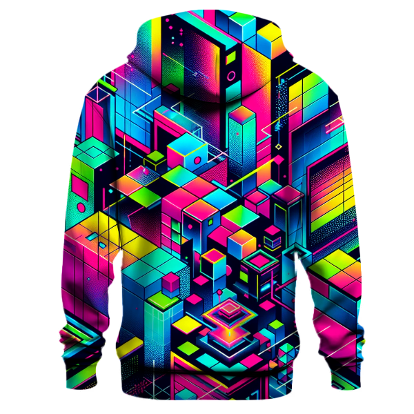 Retro Futurism Delight Hoodie