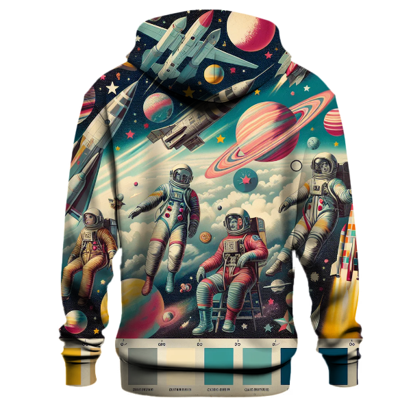 Retro Astronaut Dreams Hoodie