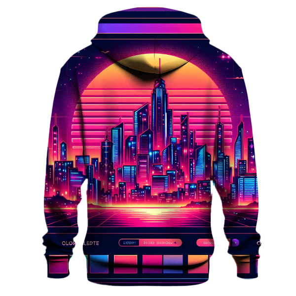 Synth Cityscape Hoodie