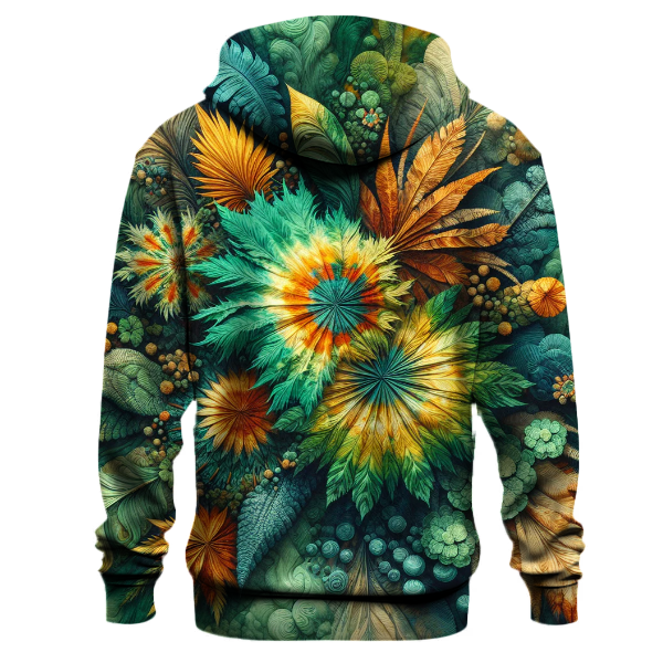 Jungle Oasis Tie-dye Design Hoodie