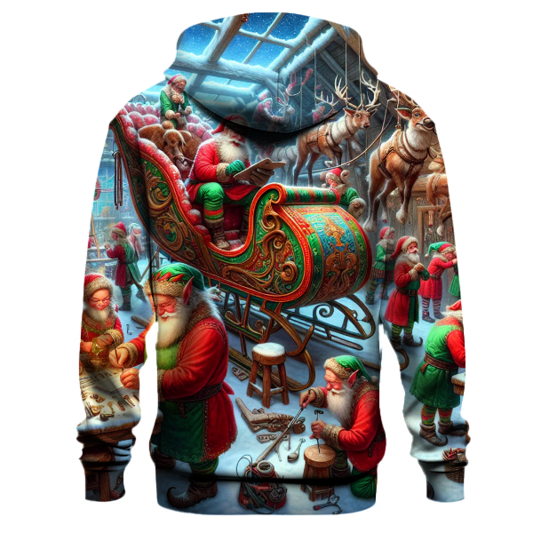 North Pole Sleigh Repair Hoodie