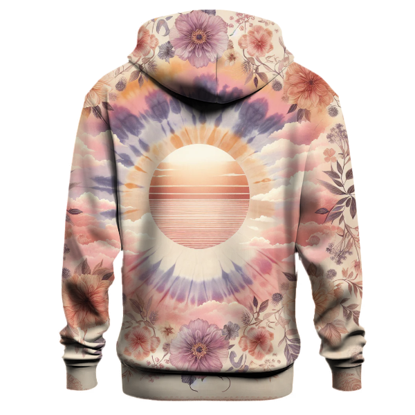 Blushing Sunset Tie-dye Hoodie