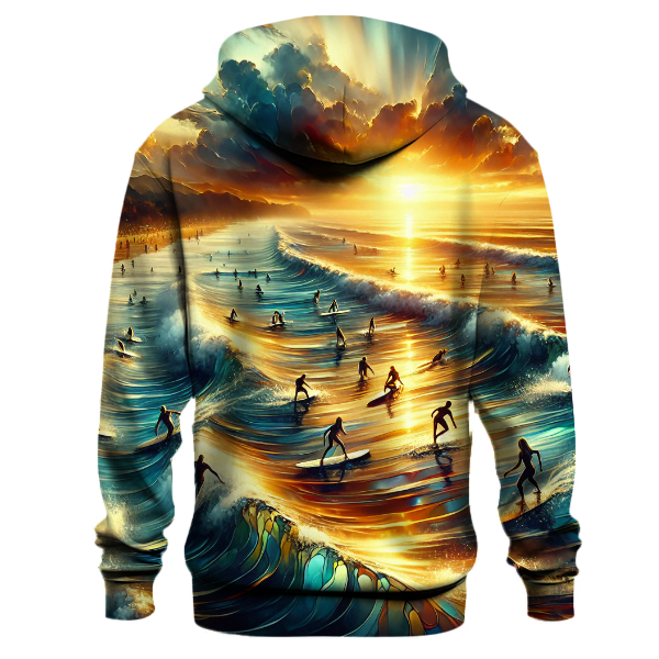 Surfing Horizon Sunset Hoodie