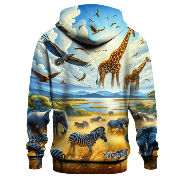 Colorful Wild Safari Hoodie