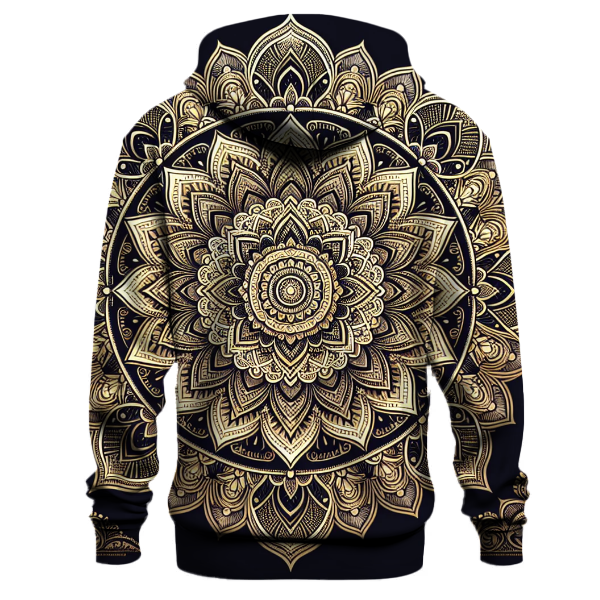 Golden Mandala Magic Hoodie