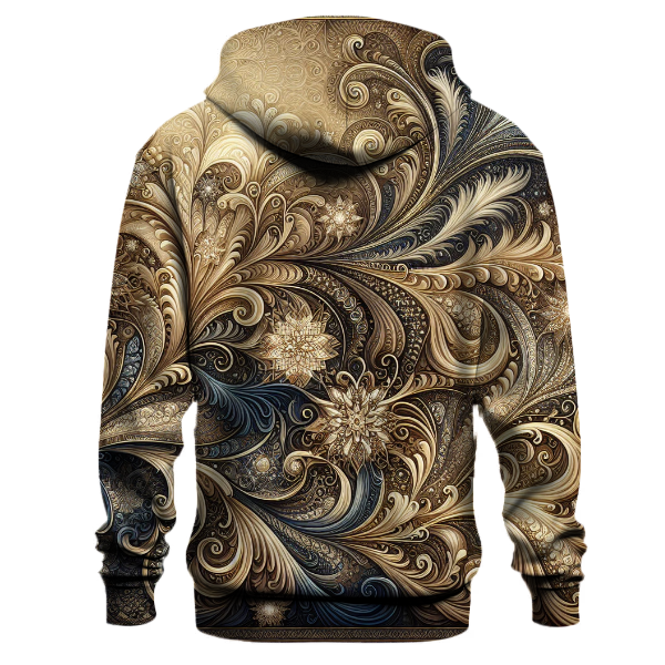 Elegant Floral Lace Hoodie