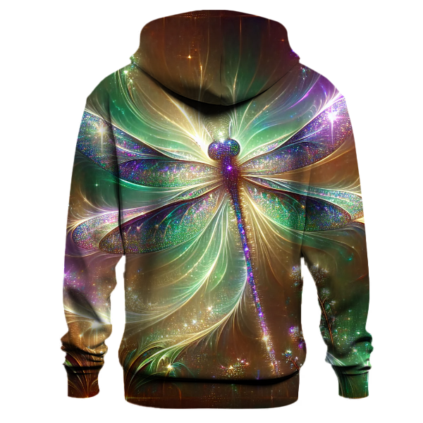 Iridescent Dragonfly Dance Hoodie