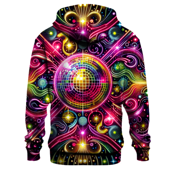 Funky 80s Disco Lights Hoodie