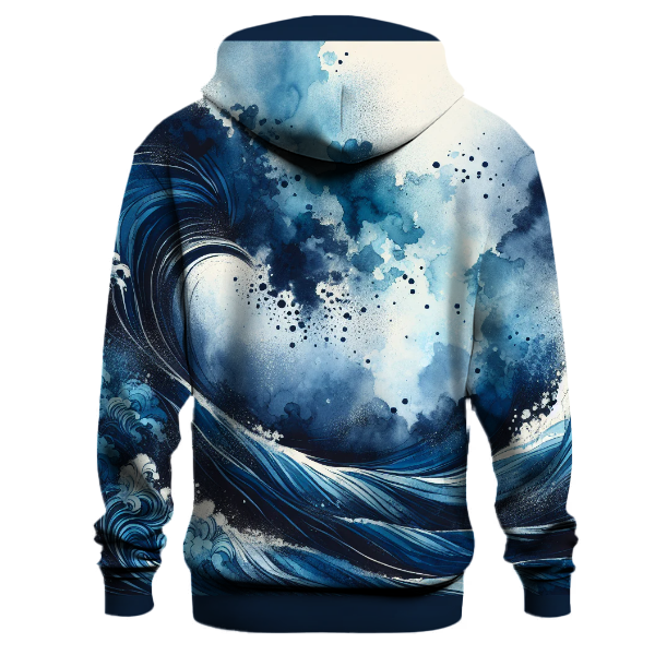 Cobalt Waves Hoodie
